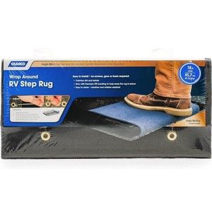 Camco A Gray 18 Inch Rv Step Rug-Grey New in Plastic Wrap Around 42907